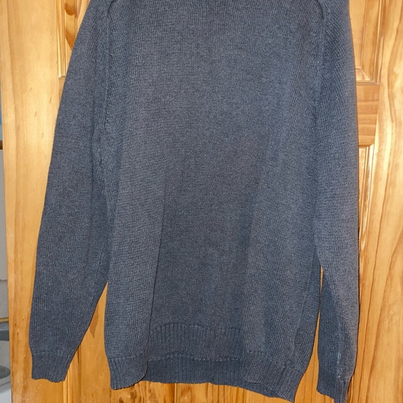 St. John's Bay Dark Gray Crewneck Sweater - Picture 2 of 4